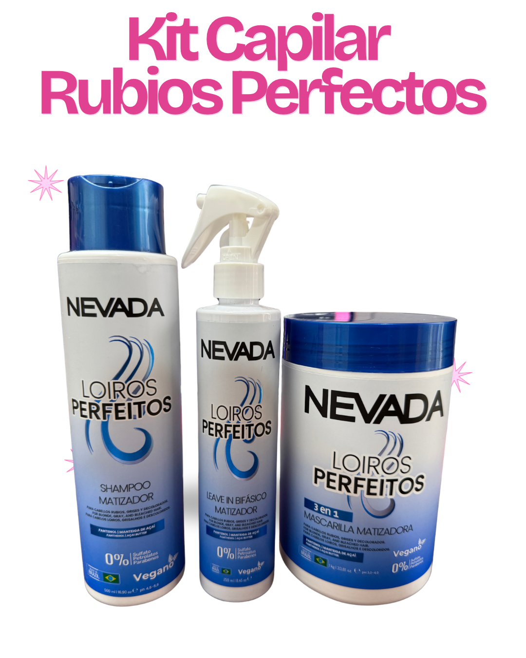 Kit Rubios Perfectos (3 Productos) - Nevada
