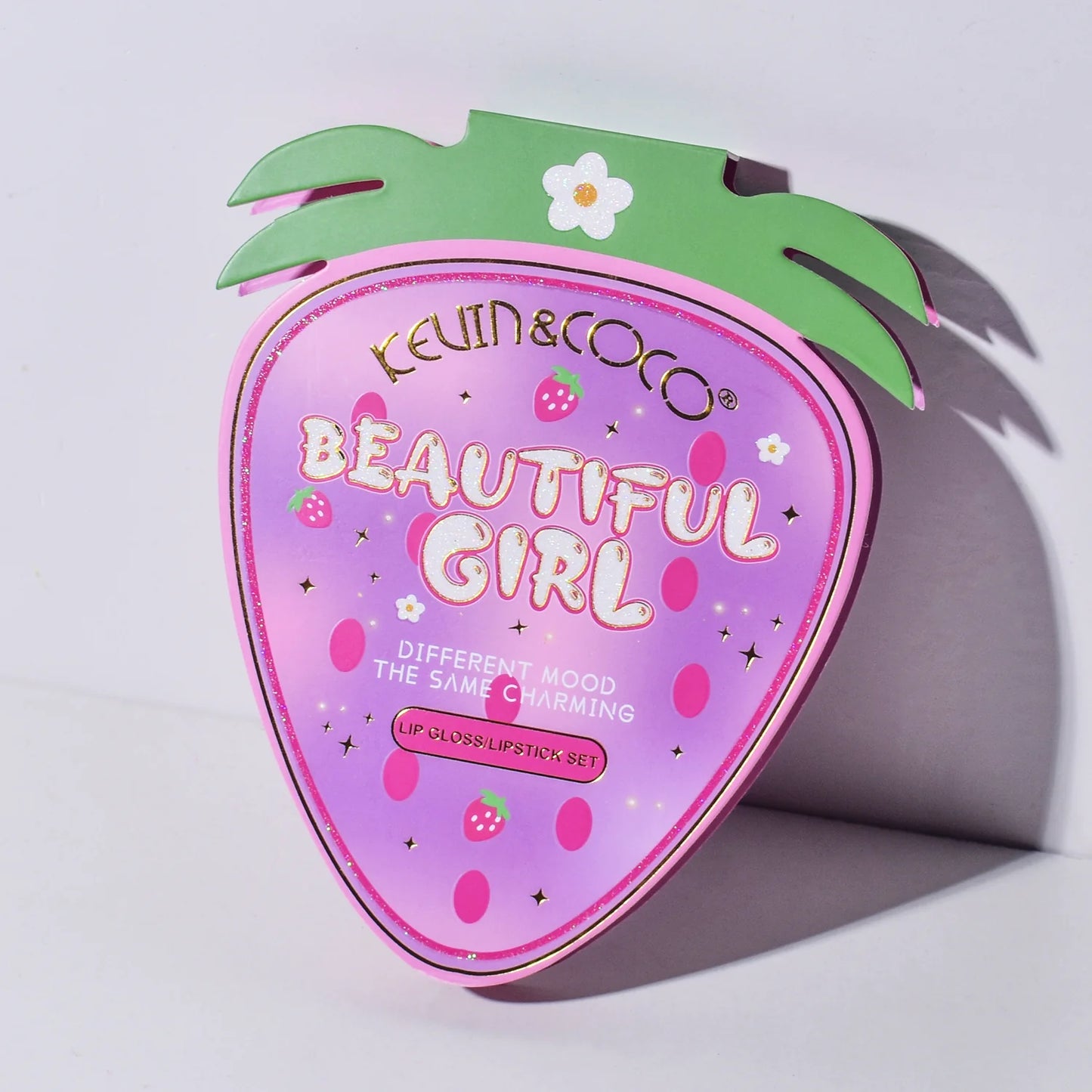 Set de Lipgloss y Lipstick Strawberry - Kevin & Coco