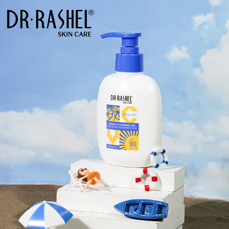 Protector Solar de Ácido Hialurónico y Vitamina C FPS 90+++ (180 ml) - Dr. Rashel