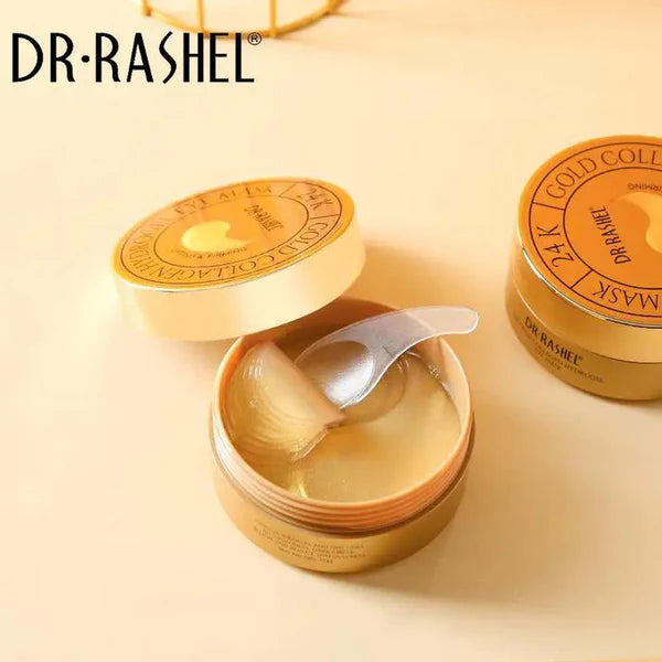 Mascarilla de Contorno de Ojos de Oro de 24K (30 Pares) - Dr. Rashel