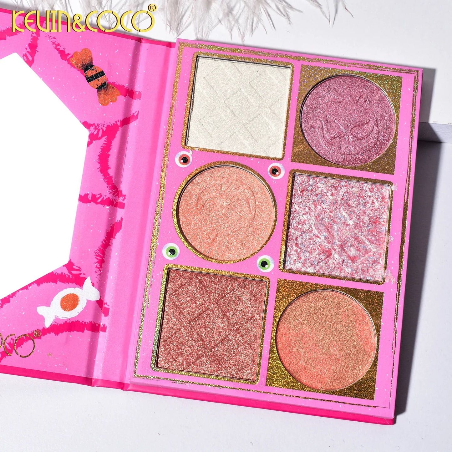 Paleta de Iluminadores 6 tonos - Kevin & Coco