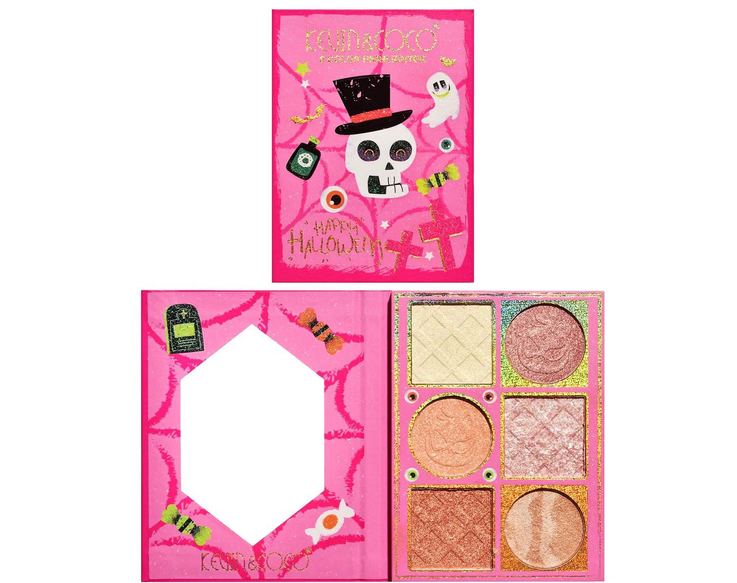 Paleta de Iluminadores 6 tonos - Kevin & Coco