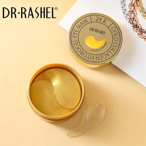 Mascarilla de Contorno de Ojos de Oro de 24K (30 Pares) - Dr. Rashel