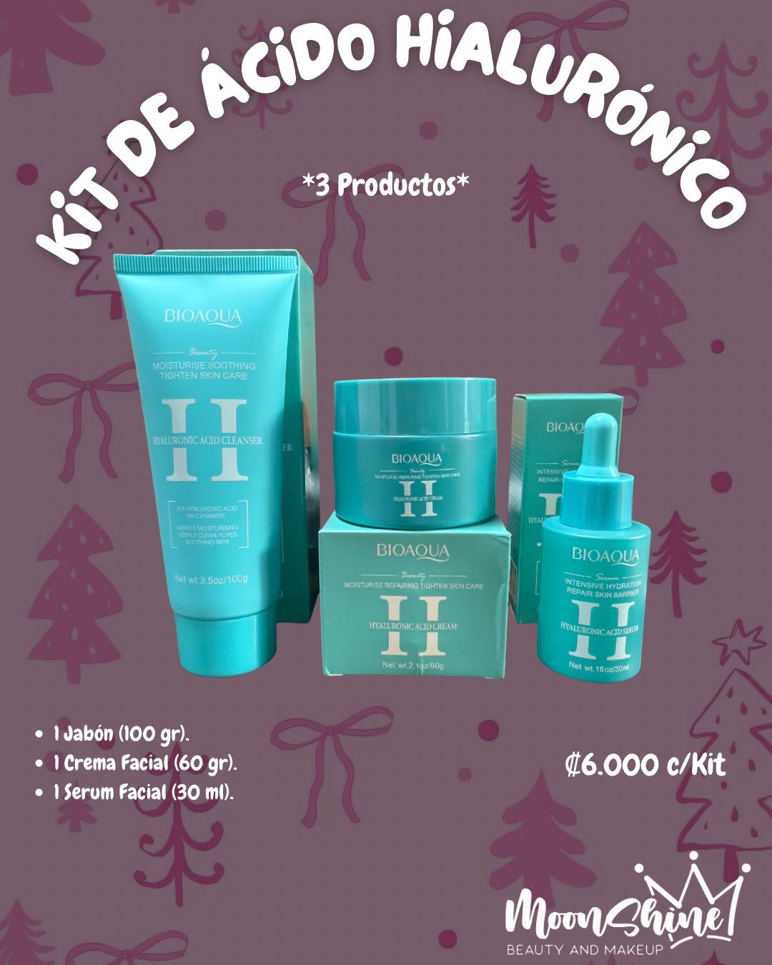 Kit de Ácido Hialurónico (3 productos) - BioAqua