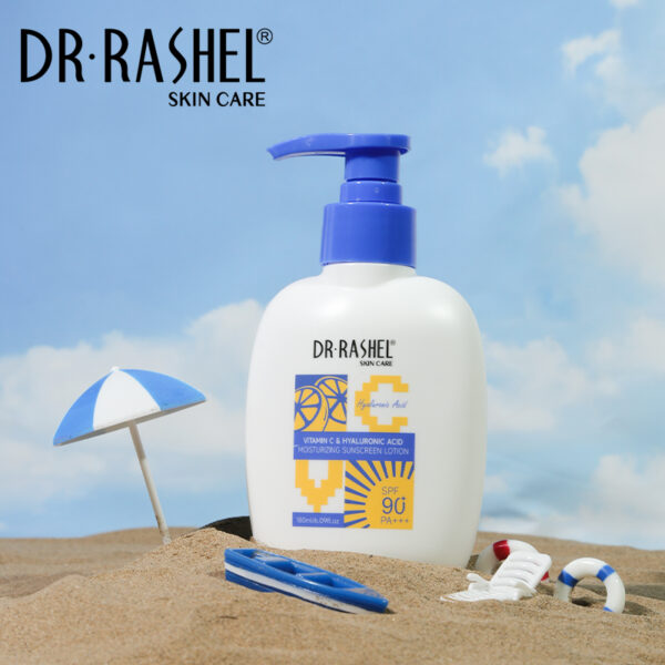 Protector Solar de Ácido Hialurónico y Vitamina C FPS 90+++ (180 ml) - Dr. Rashel