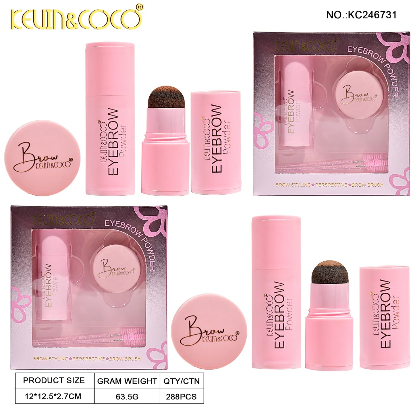 Set para Cejas (4 Productos) - Kevin & Coco