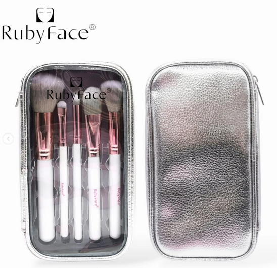 Set de 10 Brochas con Estuche - Ruby Face