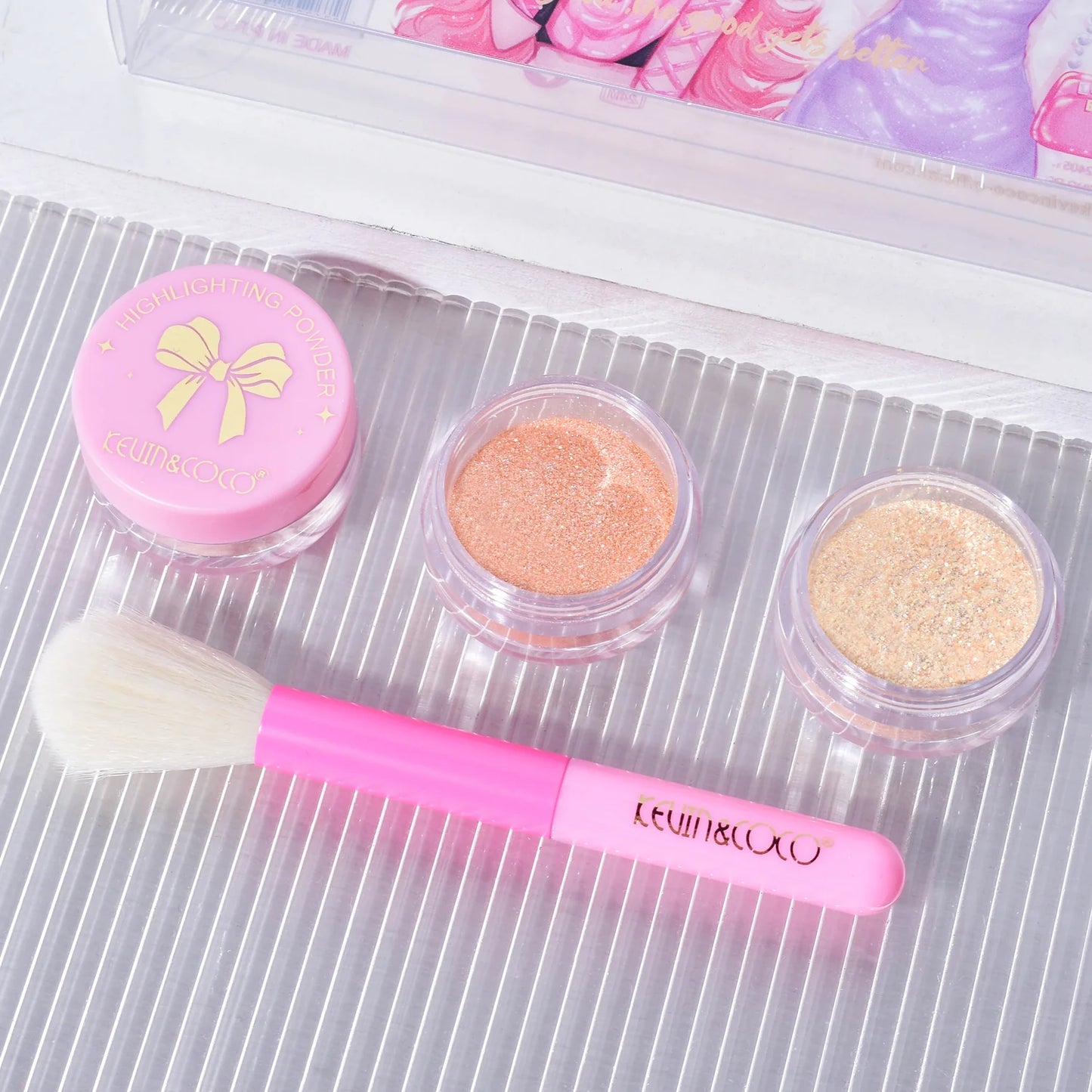 Set de Iluminadores Goddess Senna (4 Productos) - Kevin & Coco