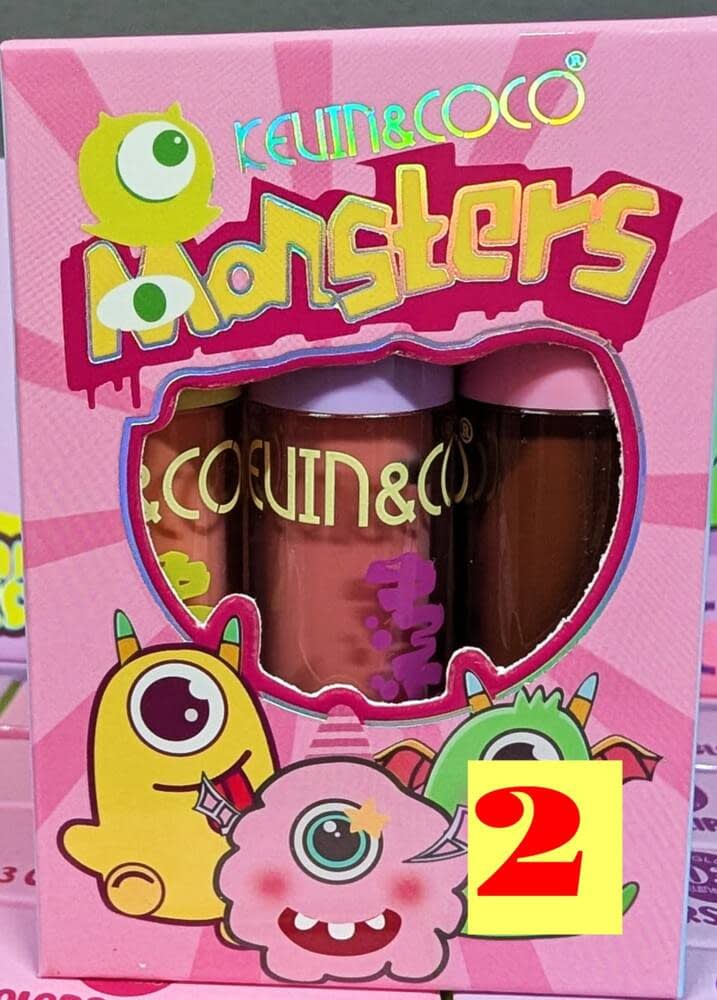 Set de Lipgloss Monsters - Kevin & Coco