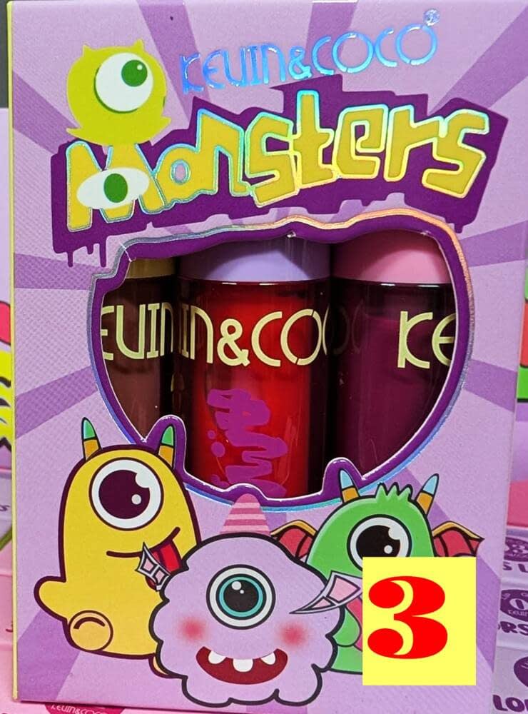 Set de Lipgloss Monsters - Kevin & Coco
