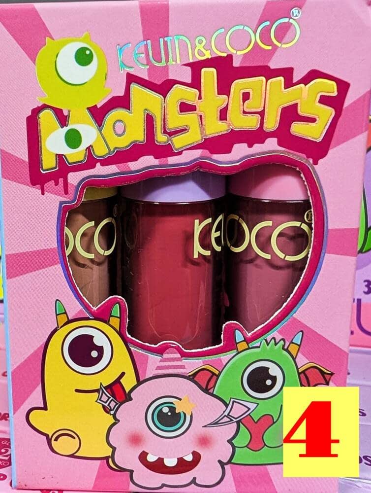 Set de Lipgloss Monsters - Kevin & Coco