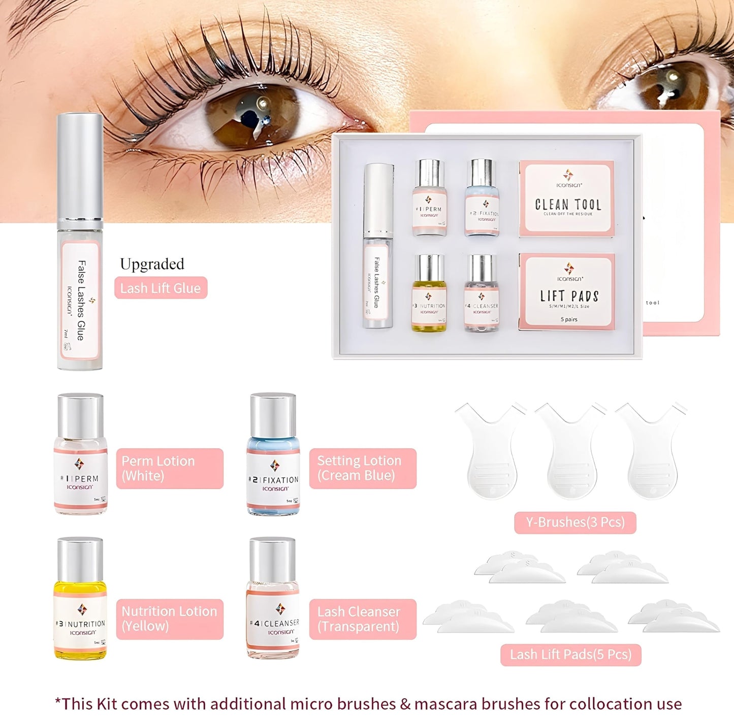 Kit para Lifting de Pestañas (7 productos) - IConsign