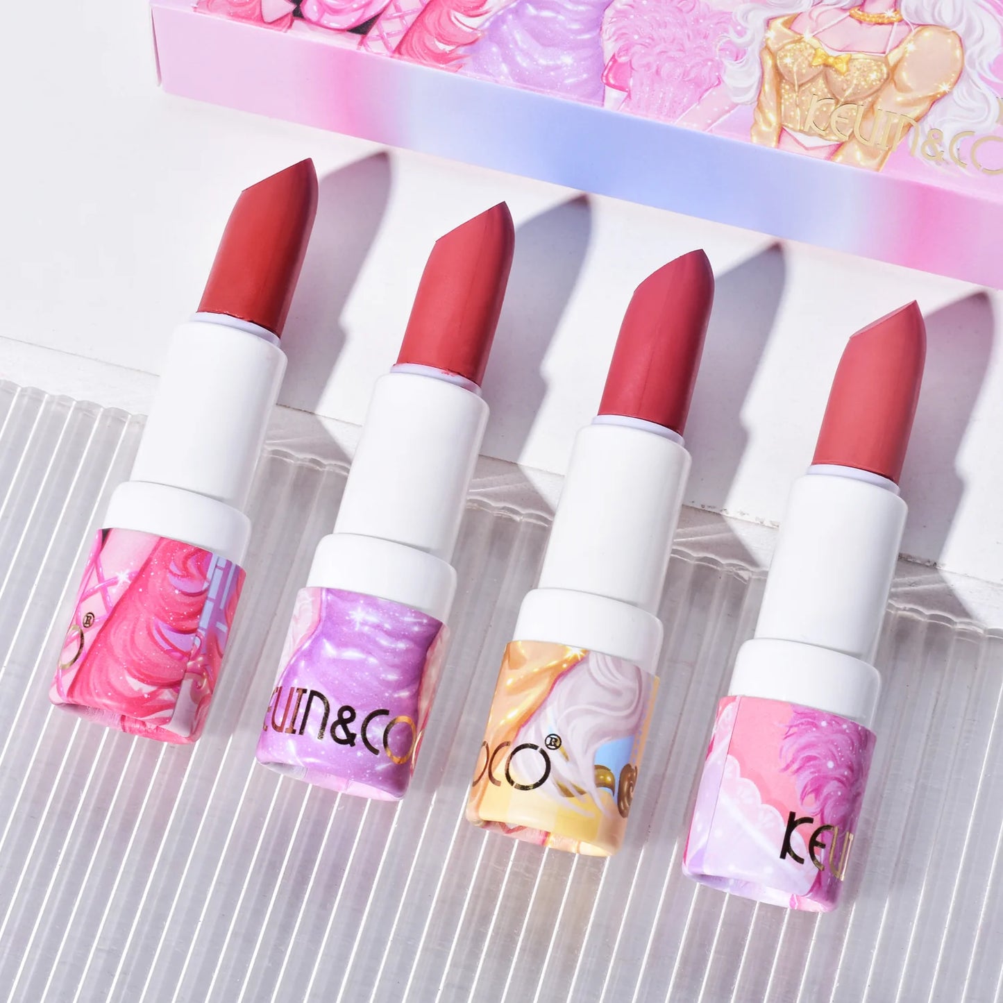 Set de 4 Labiales Goddess Senna - Kevin & Coco