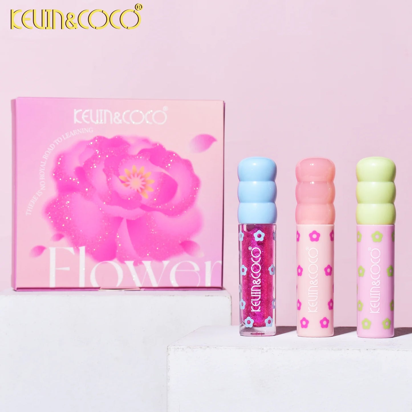 Set de Lipgloss 3 Floral Collection - Kevin & Coco