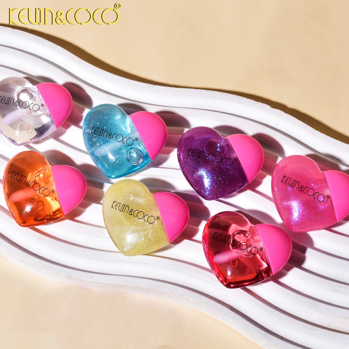 Set de 7 Lipgloss Pretty Bowknot - Kevin & Coco