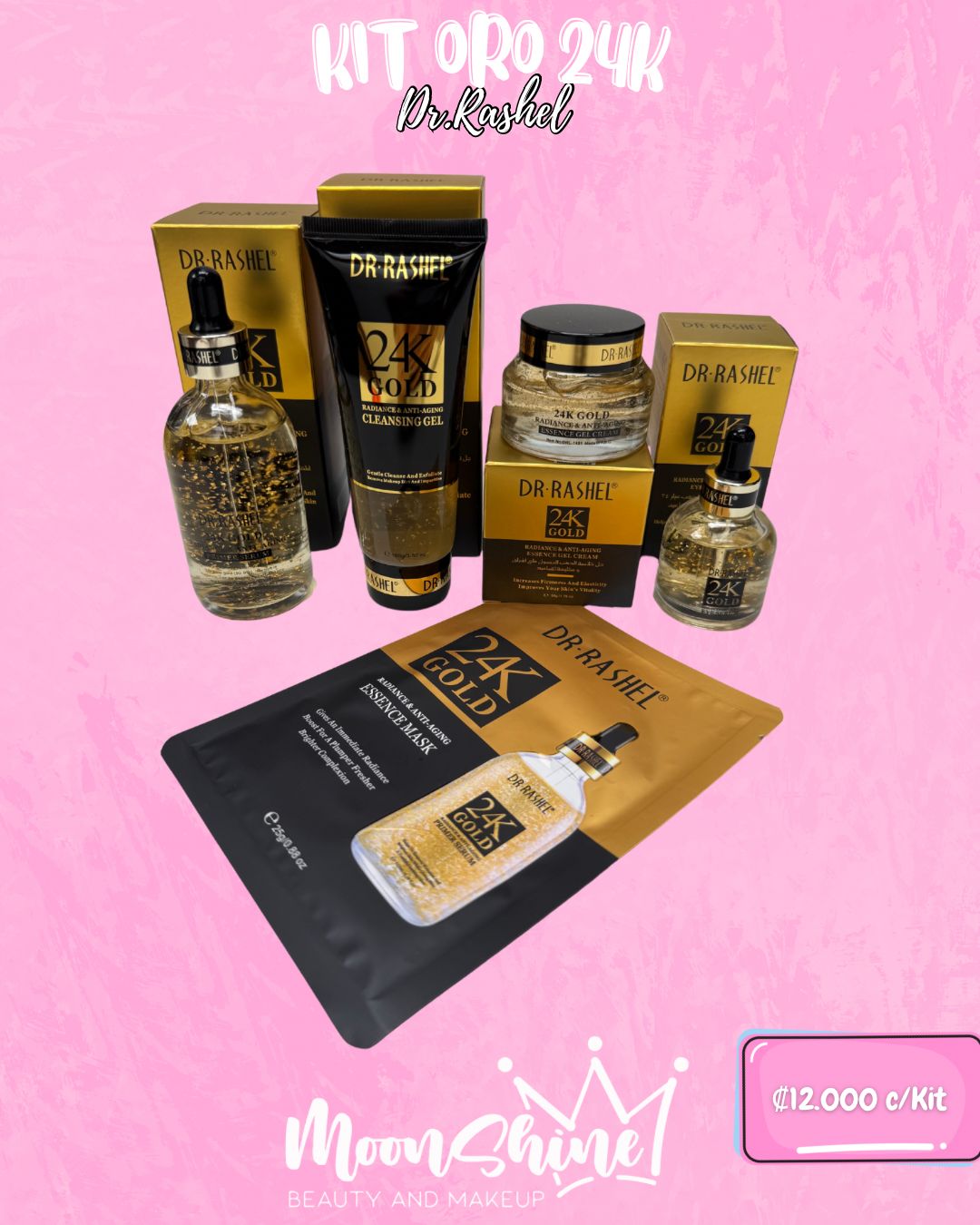 Kit de Oro de 24K (5 productos) - Dr. Rashel