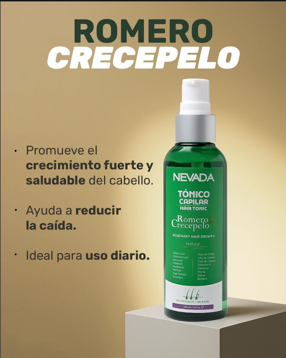 Tónico Capilar Romero Crecepelo (100 ml) - Nevada