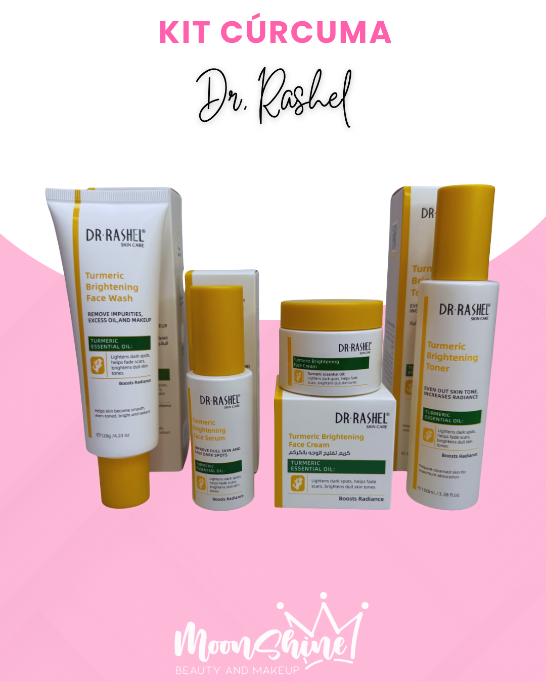 Kit de Cúrcuma (4 productos) - Dr. Rashel