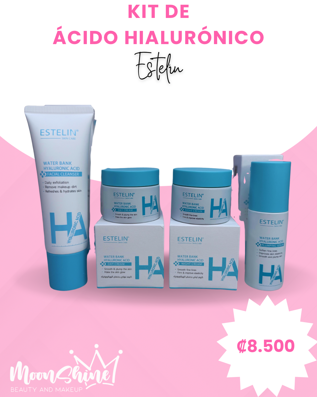 Kit de Ácido Hialurónico (4 productos) - Estelin