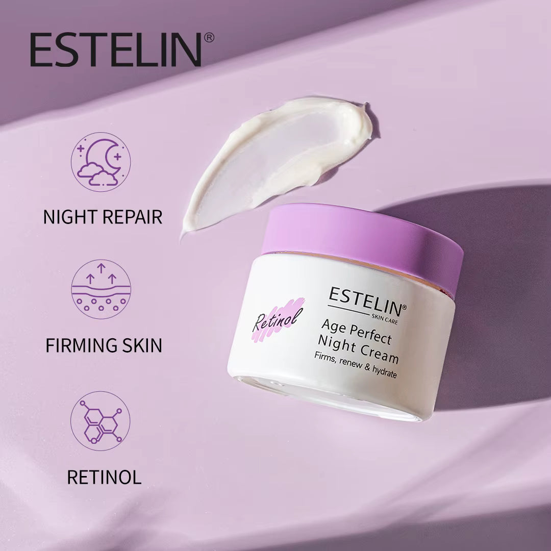 Crema Facial Nocturna de Retinol (50 gr) - Estelin