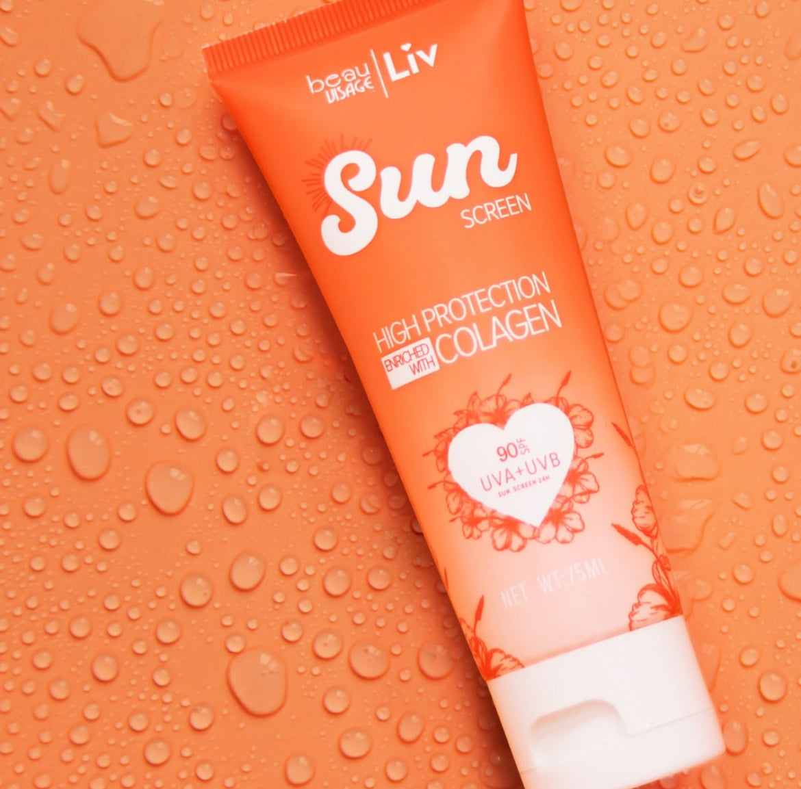 Protector Solar Factor 90 con Colágeno (75 ml) - Beau Visage
