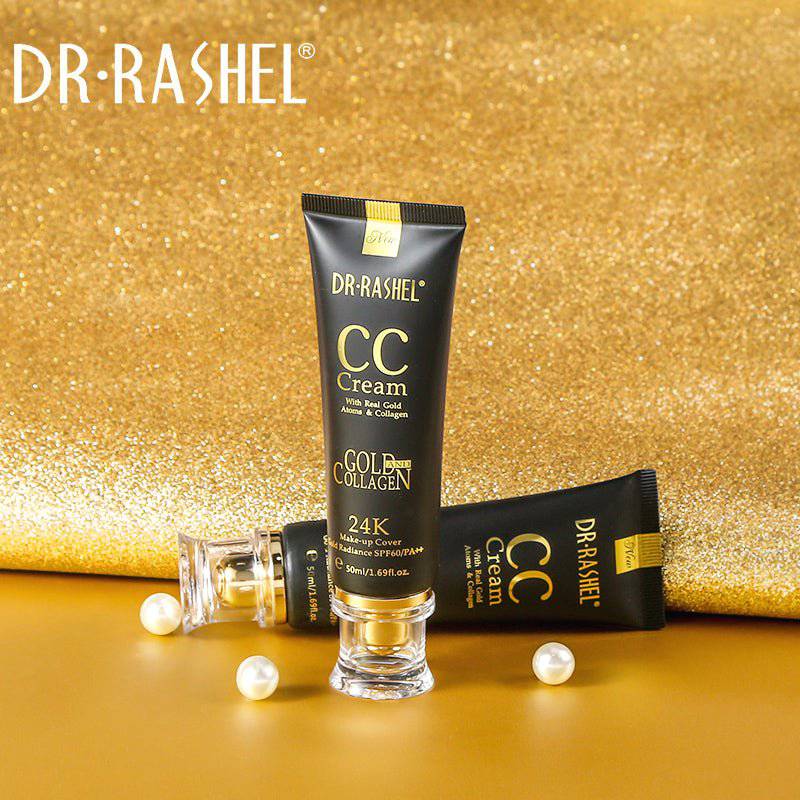 CC Cream de Oro 24K y Colágeno FPS 60 (50 ml) - Dr. Rashel