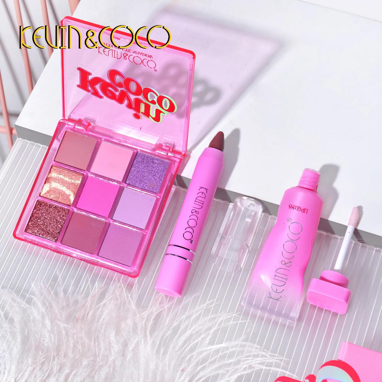 Set 2 de Maquillaje 9 Tonos - Kevin & Coco