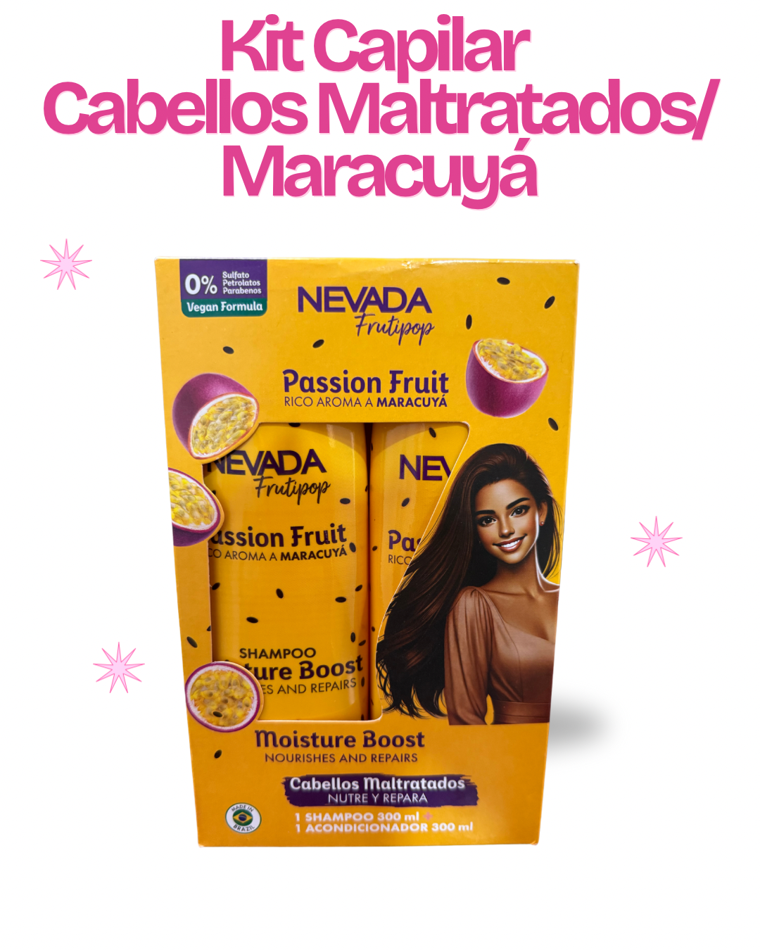 Dúo Capilar Cabellos Maltratados / Maracuyá - Nevada
