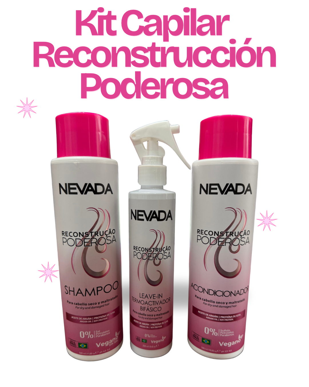 Kit Reconstrucción Poderosa (3 productos) - Nevada
