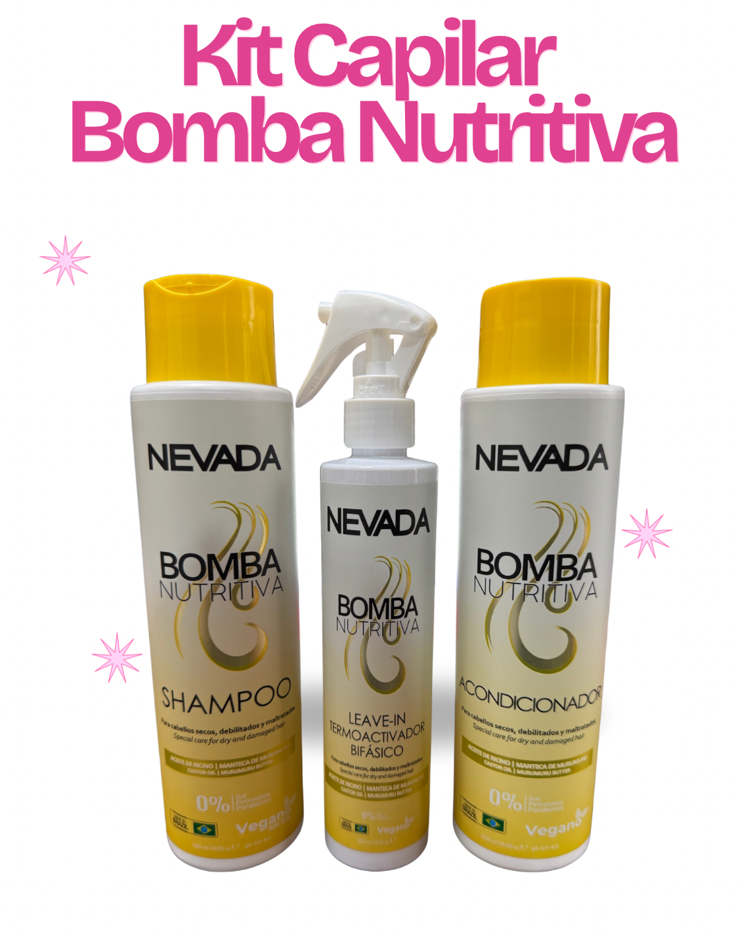 Kit Nutrición Capilar (3 productos) - Nevada