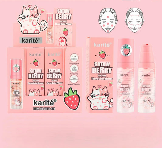Primer de Fresa 3 Colores (40 ml) - Karité