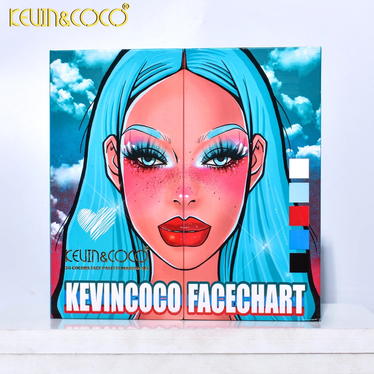 Set de Maquillaje Blue Dream Pop Girl - Kevin & Coco