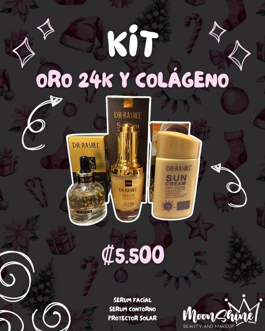 Kit de Oro de 24K y Colágeno (3 productos) - Dr. Rashel