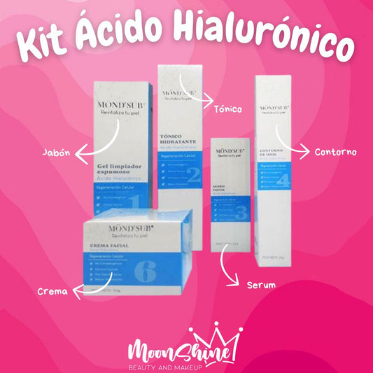 Kit Ácido Hialurónico - MondSub (5 productos)