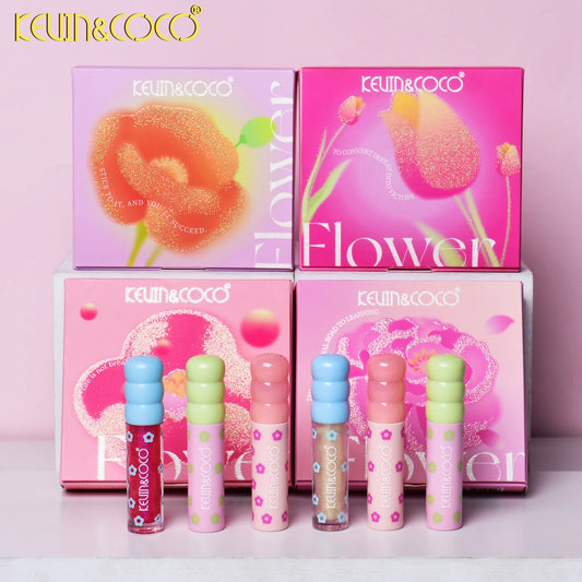 Set de Lipgloss 3 Floral Collection - Kevin & Coco