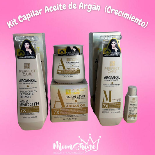 Kit Capilar Aceite de Argán (3 productos) -WOKALI