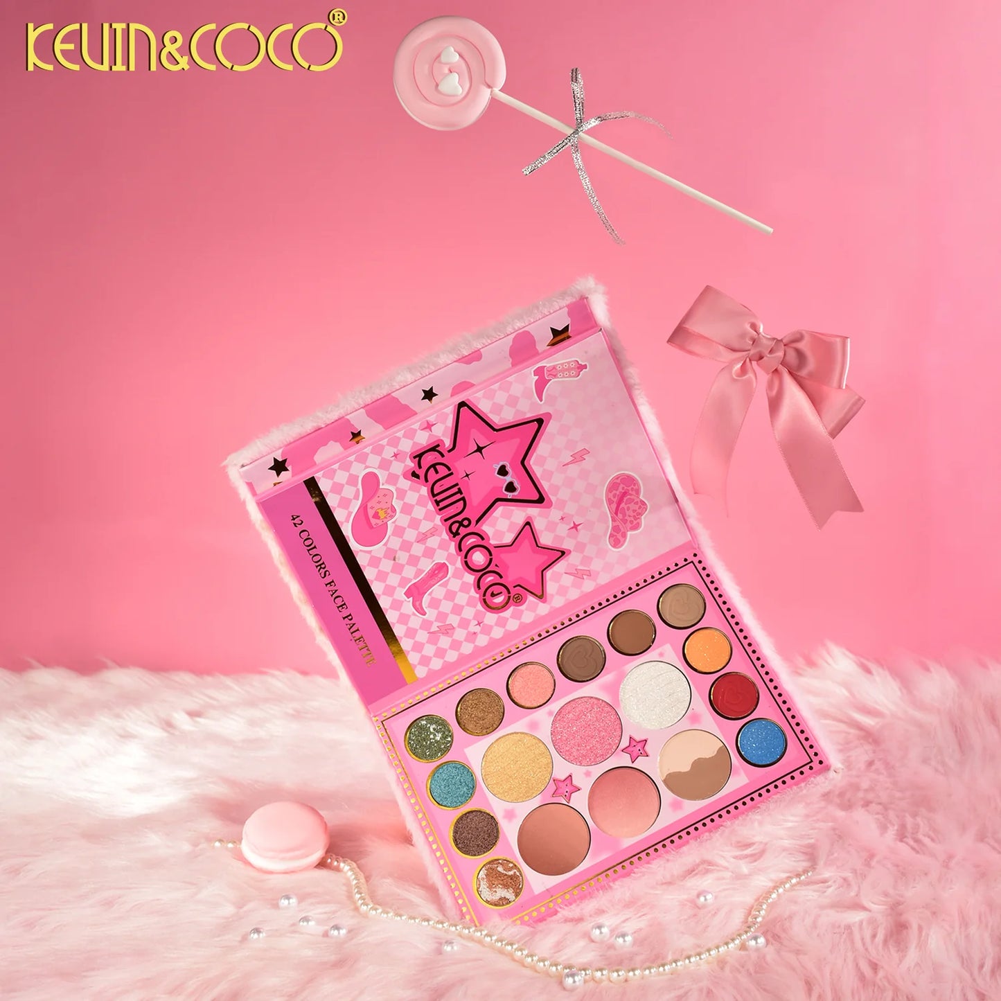 Paleta de Maquillaje Furry (42 tonos) - Kevin & Coco