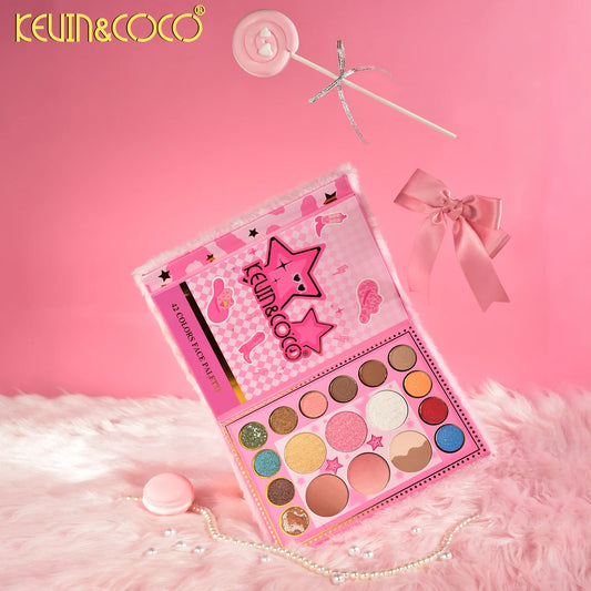 Paleta de Maquillaje Furry (42 tonos) - Kevin & Coco
