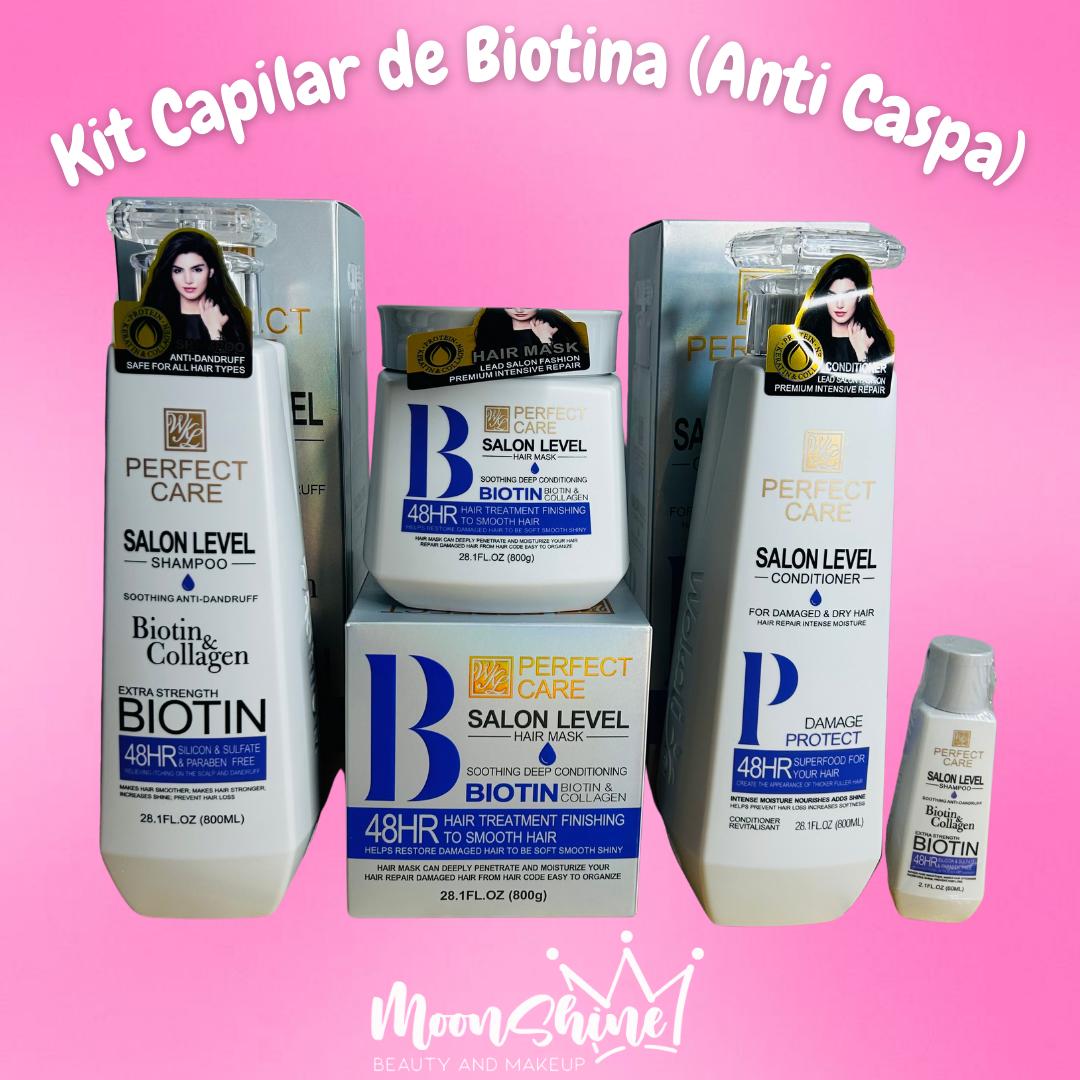 Kit Capilar Biotina (Anti Caspa) (3 productos) - WOKALI