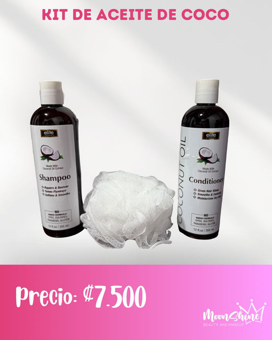 Kit de Aceite de Coco (3 Productos) - Elite Essentials