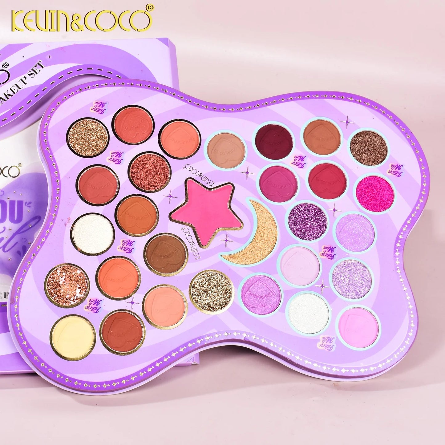 Paleta de Sombras Flutter By (30 tonos) - Kevin & Coco