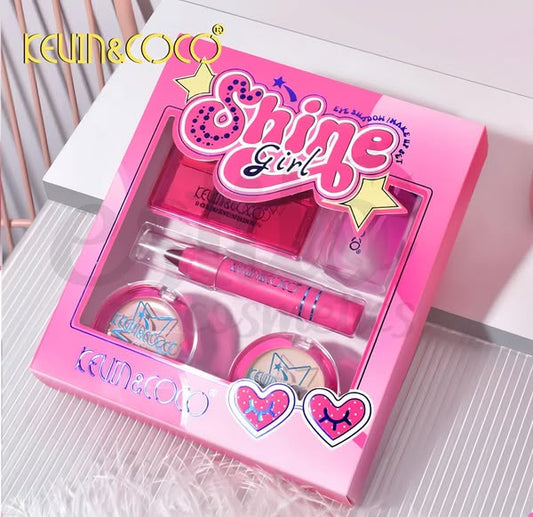 Set de Maquillaje Shine Girl (5 Productos) - Kevin y Coco