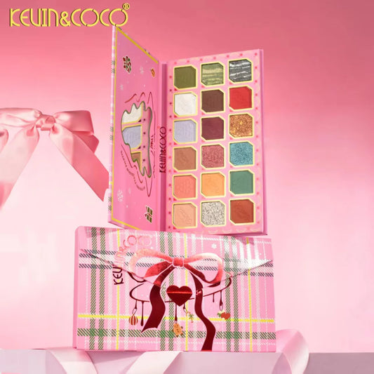 Paleta de Sombras Merry & Bright (18 tonos) - Kevin & Coco