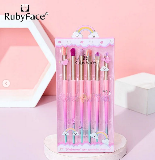 Set de 6 Brochas - Ruby Face