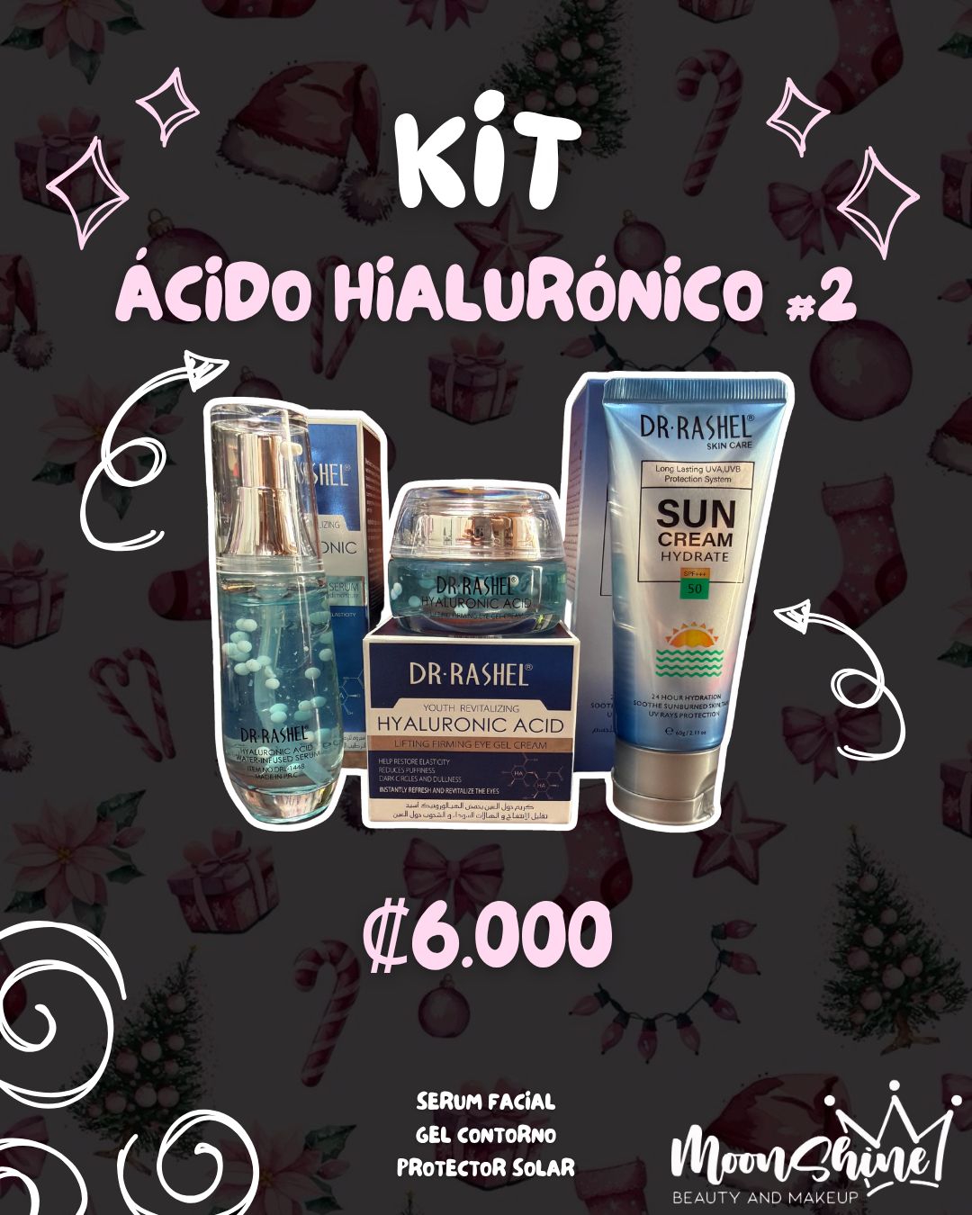 Kit Ácido Hialurónico #2 (3 Productos) - Dr. Rashel