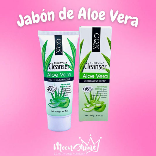 Jabón Facial de Aloe Vera (150 ml) - CQK