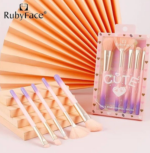 Set de 5 Brochas - Ruby Face