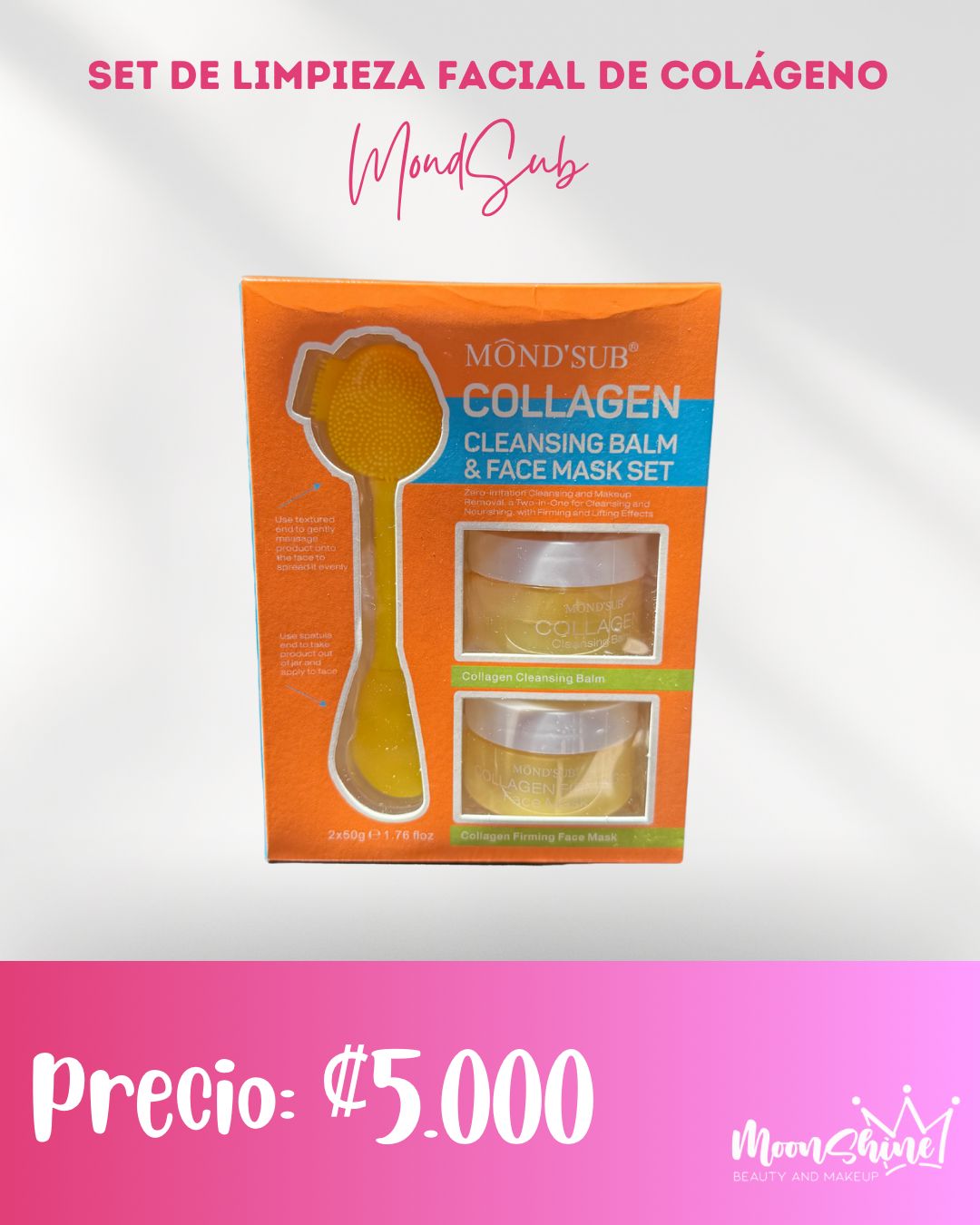 Set de Limpieza Facial de Colágeno (3 Productos) - MondSub