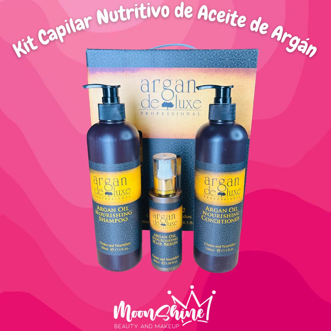 Kit Aceite de Argán (3 Productos)  - Deluxe Professional