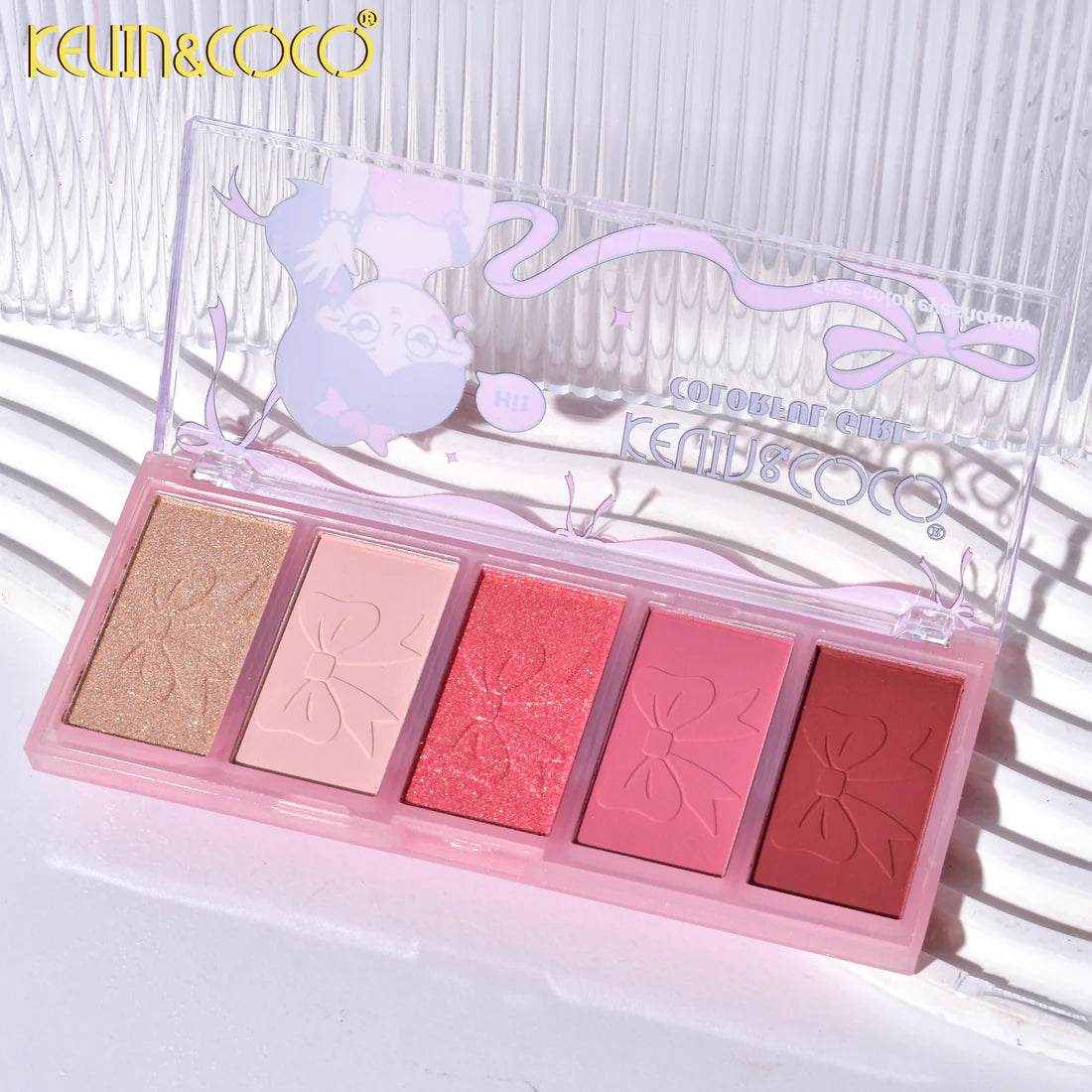 Paleta de Sombras Colorfull Girl 2 (5 tonos) - Kevin & Coco